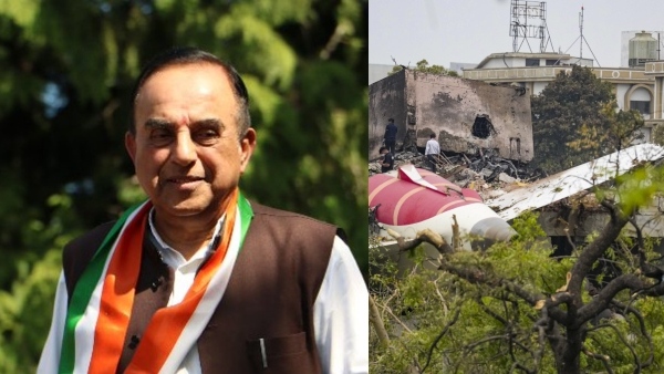 Subramanian Swamy demands resignation of Modi Amit Shah over Gujarat plane crash Subramanian Swamy demands resignation of Modi Amit Shah over Gujarat plane crash