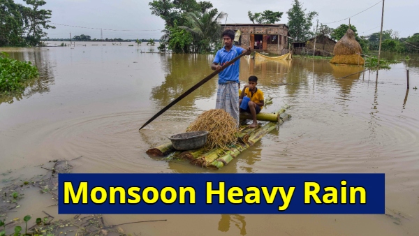 IMD Prediction Heavy Rain Alert on Acoress North East States of India