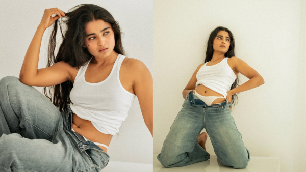 Actress Chaitra Achar Bold Look Photos Goes Viral Netizens React To Her Pose