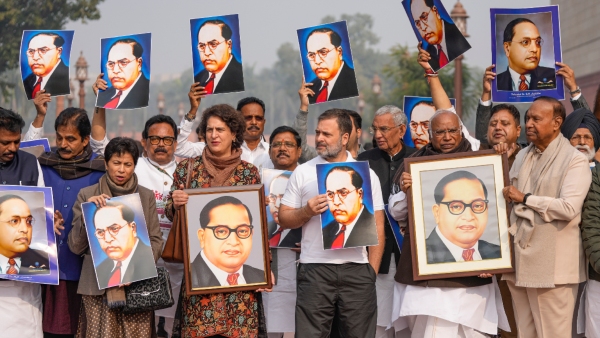 Congress Past With Ambedkar Haunts Its Save The Constitution Narrative