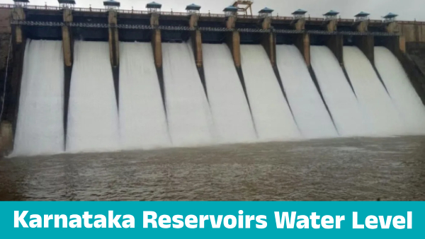 Karnataka Major Reservoirs Water Level including KRS Kabini Almatti