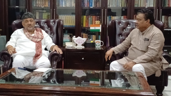 Minister MB Patil Meets DCM DK Shivakumar