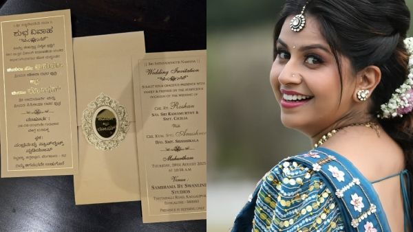 Anchor Anushree And Roshan Marriage Invitation Card Viral
