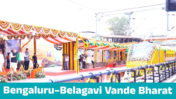 PM Modi Flags Off Bengaluru Belagavi Vande Bharat Express Know Ticket prices routes timetables