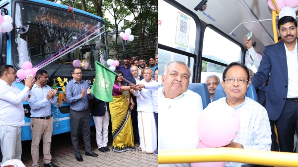 Ramalinga Reddy unveal BMTC New Metro Feeder Bus Services for Yellow Line