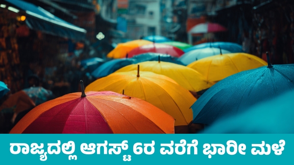 Karnataka Monsoon Heavy Rainfall Forecast in These Districts of State Until August 6