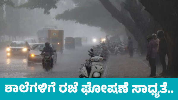 Karnataka Rains Heavy Rain in these districts Till August 28 likely to be Holiday declared
