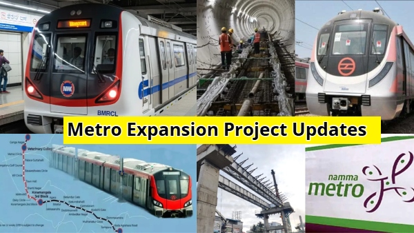 Bengaluru Namma Metro Expansion Project Pink Blue Red and Phase 3 Work Updates Here