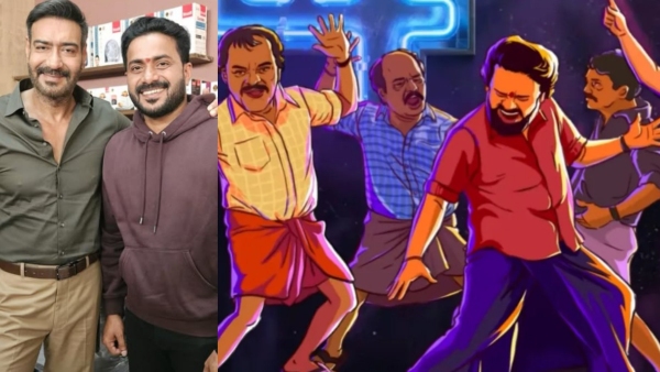 Bollywood actor Ajay Devgn meets the team of Su From So