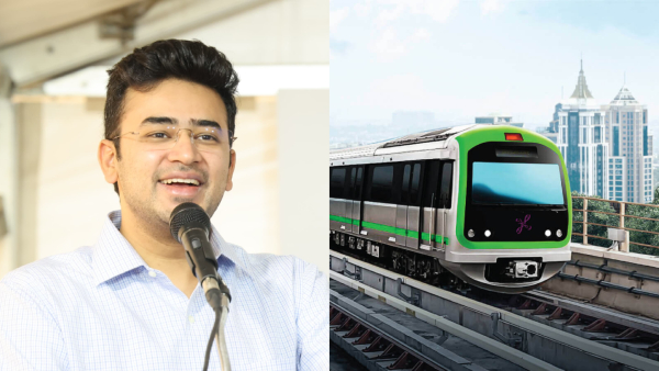 Bengaluru Metro Costlier Than Delhi Metro Tejasvi Surya Explains Fare Details