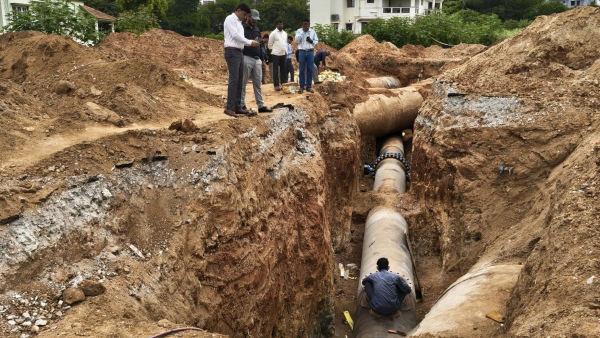 BWSSB Staff to Continue Mentainance Work Cauvery Water Supply to Start a Day Early BWSSB Staff to Continue Mentainance Work Cauvery Water Supply to Start a Day Early
