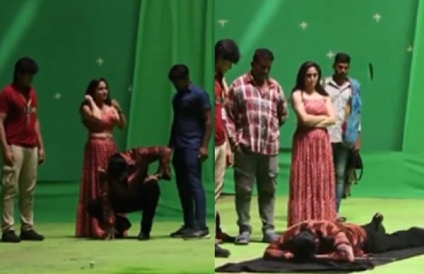 Actor Darshan Suffers Back Pain During The Devil Shoot Viral Video Surfaces