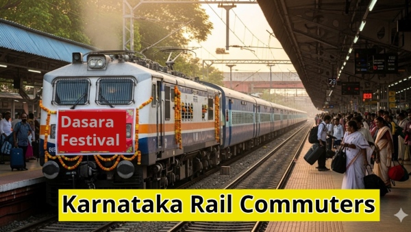 Temporary Train Regulations and Extra Stops for Mysuru Dasara 2025 check Dates