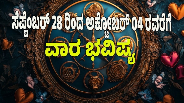 weekly horoscope in kannada from September 28 to October 04 2025 weekly horoscope in kannada from September 28 to October 04 2025