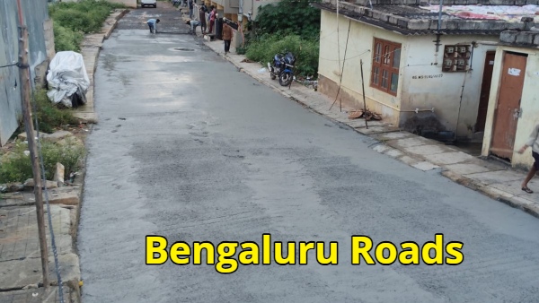 Pothole Repair and Road Asphalting Work Completed This Location Under of Bengaluru City Corporation