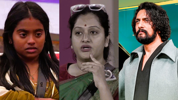 Kiccha Sudeep Warns Contestants In Bigg Boss Kannada 12 Ashwini Jhanvi Rakshitha