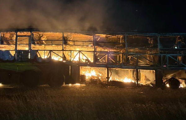 Hyderabad Bengaluru Bus Inferno 12 Break Free as Dozens Burn Alive Hyderabad Bengaluru Bus Inferno 12 Break Free as Dozens Burn Alive