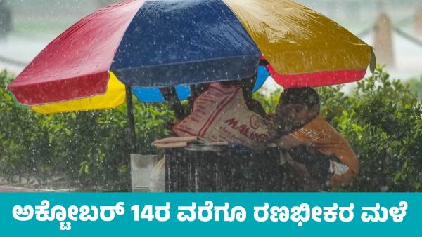 IMD Weather Forecast Heavy Rainfall Forecast till October 14 Due to Cyclone shakti Effect