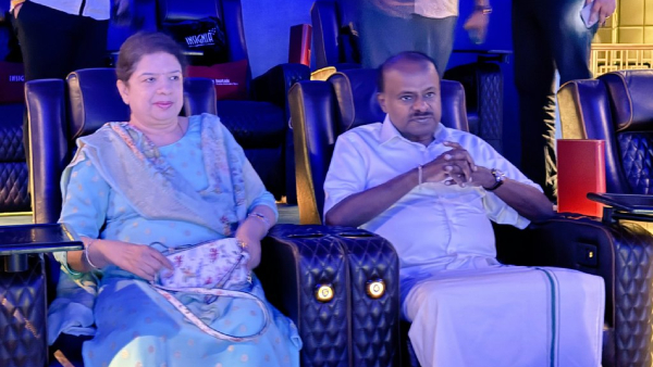 HD Kumaraswamy Watches Kantara Chapter-1 In Delhi Praises Rishab Shetty Masterpiece