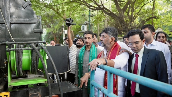 DK Shivakumar Launches BWSSB Blue Force To Detect Illegal Water Connections In Bengaluru