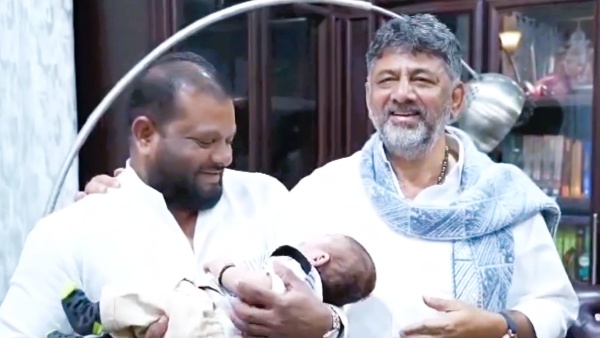 Congress MLA Mahendra Tammannavar Names His Son After DK Shivakumar