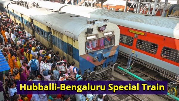 SWR Introduces One Trip Railway Service Between Hubballi-Yalahanka Bengaluru