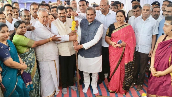KSRTC New Modern Bus Stand for Chikkamagaluru Ramalinga Reddy Lays Foundation Stone