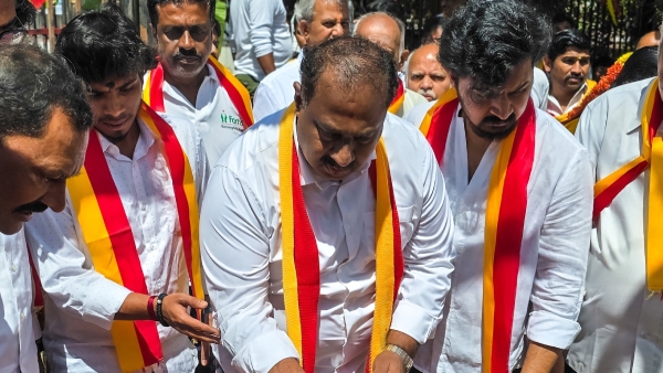 Bommanahalli MLA Satish Reddy Said This On Kannada Rajyotsava Program