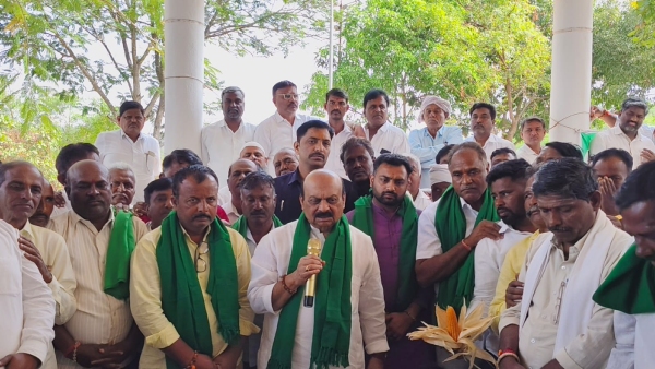 Intense protest if maize procurement centre is not opened in Shiggaon MP Basavaraj Bommai Intense protest if maize procurement centre is not opened in Shiggaon MP Basavaraj Bommai