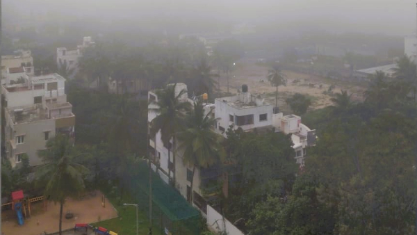 Bengaluru Weather Update Dense Fog Cold Wave Cause Temperature Drop