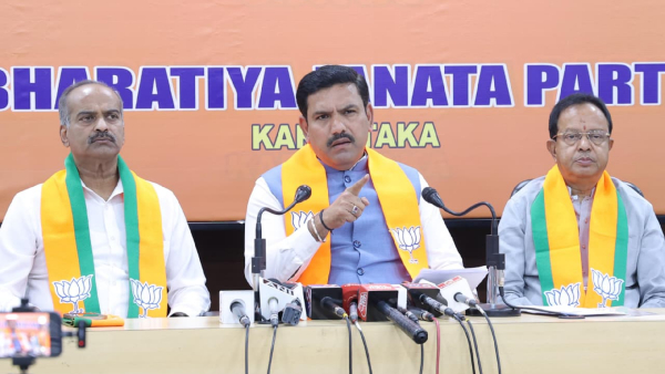 state government is adopting a dual stance on the issue of Gruha Lakshmi Scheme BY Vijayendra