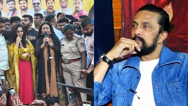 Kiccha Sudeep Reacts To Vijayalakshmi Darshan Remarks Amid Fans Clash Kiccha Sudeep Reacts To Vijayalakshmi Darshan Remarks Amid Fans Clash