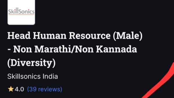 Bengaluru HR Job Ad Sparks Row for Excluding Kannadigas Social Media Outrage