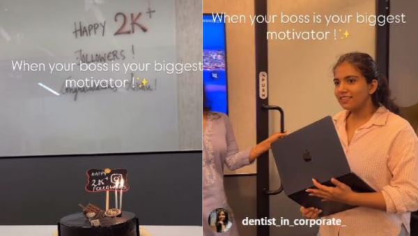 Bengaluru Viral Video Boss Surprises Employee Netizens Say We Need This Kind of Boss Bengaluru Viral Video Boss Surprises Employee Netizens Say We Need This Kind of Boss