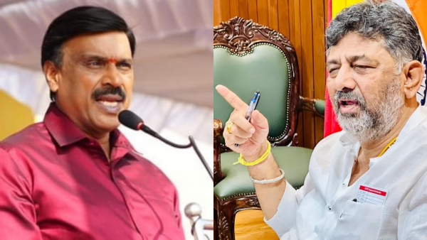 There was not a single commotion until Janardhana Reddy set foot in Ballari DK Shivakumar