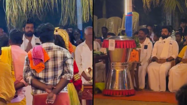 Rakshit Shetty Appears at Nema Festival After Long Gap Wins Hearts of Fans Rakshit Shetty Appears at Nema Festival After Long Gap Wins Hearts of Fans