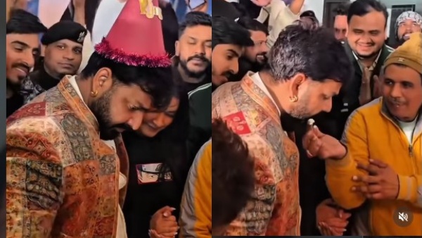 Pawan Singh at 40 Drunk amp amp Unsteady Viral Actress Feeding Cake Sparks 3rd Marriage Rumours Pawan Singh at 40 Drunk amp amp Unsteady Viral Actress Feeding Cake Sparks 3rd Marriage Rumours