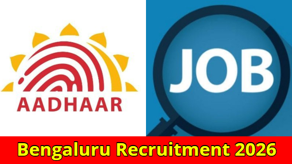 UIDAI Bengaluru Job Recruitment 2026 Invite Application for Assistant Director Post UIDAI Bengaluru Job Recruitment 2026 Invite Application for Assistant Director Post