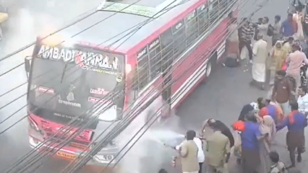 Ottapalam Bus Fire