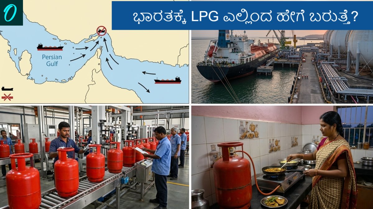 India LPG Supply: ಭಾರತಕ್ಕೆ ಎಲ್ಲಿಂದ ಹೇಗೆ ಬರುತ್ತೆ ಎಲ್‌ಪಿಜಿ? ಉತ್ಪಾದನೆಯಿಂದ ವಿತರಣೆಯವರೆಗೆ ಸರಪಳಿಯ ಸಂಪೂರ್ಣ ಮಾಹಿತಿ