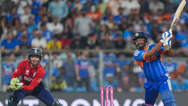 Sanju Samson s Explosive 89 vs England Equals Virat Kohli s T20 World Cup Semi-final Record Sanju Samson s Explosive 89 vs England Equals Virat Kohli s T20 World Cup Semi-final Record