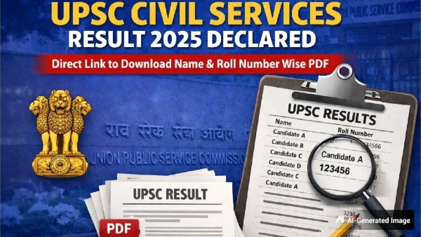 UPSC 2025 Result Declared UPSC 2025 Result Declared