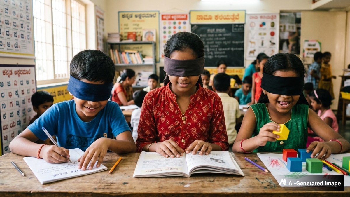 ಕಂಪ್ಲಿಯಲ್ಲಿ ಗಾಂಧಾರಿ ವಿದ್ಯೆ ತರಬೇತಿ ಶಿಬಿರ : ಮಕ್ಕಳ ಅದ್ಭುತ ಪ್ರತಿಭೆ ನೋಡಿ ಜನರು ಬೆರಗು