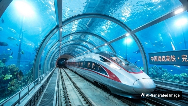 China Underwater Bullet Train