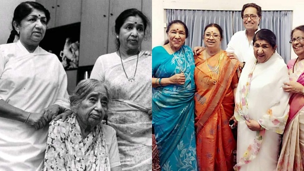 Lata Mangeshkar and Asha Bhosle