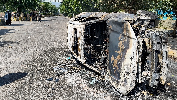 Noida Workers Protest