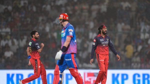 RCB Bowlers Crush Delhi Capitals for 75 in IPL 2026 Bhuvneshwar Kumar amp amp Josh Hazlewood Star