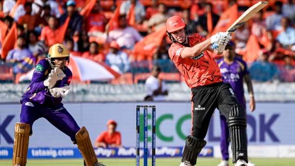 KKR vs SRH IPL 2026 Travis Head Fifty Powers SRH to 165 Sunil Narine Creates 200-Wicket Record