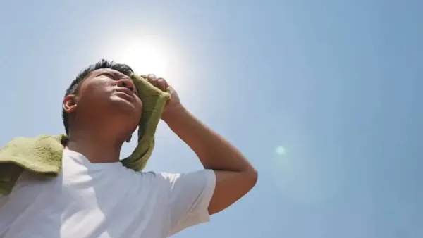 Mild heat stroke