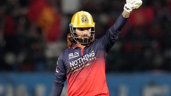 RCB vs GT IPL 2026 Qualifier 1 Rajat Patidar s 93 Powers RCB to Massive 254 Runs In Dharmashala